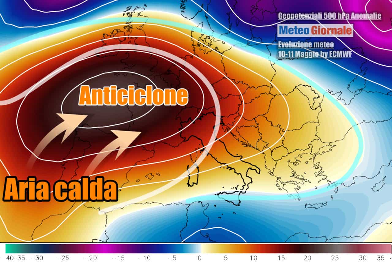 Meteo: le TEMPERATURE del primo GRANDE CALDO è all’orizzonte, ecco quando potrebbe giungere