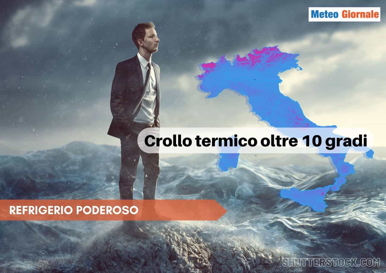 Meteo Italia 15 giorni: Crollo Temperatura di oltre 10 gradi. Stop al Caldo iniziato a Maggio. Aggiornamento