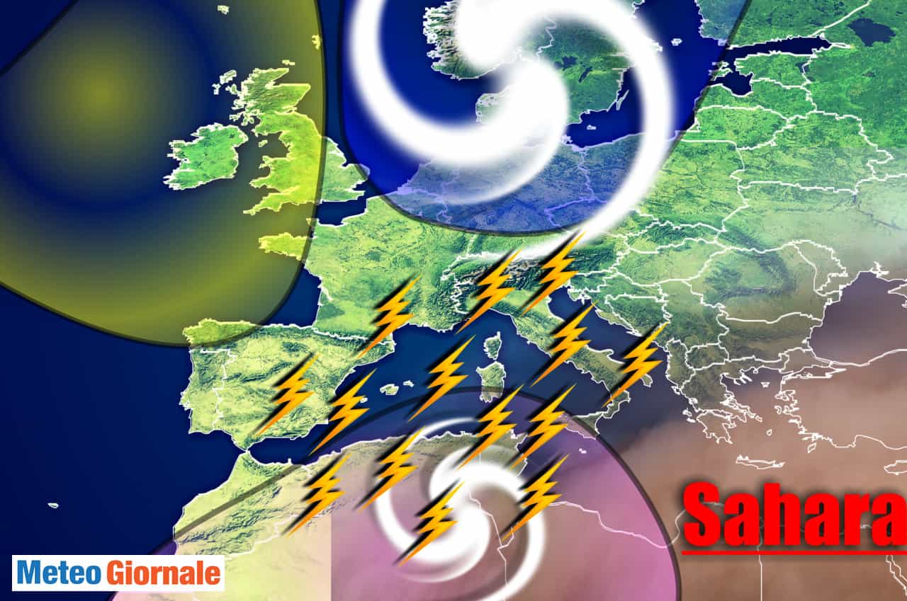 Meteo Italia, ed il CICLONE AFRICANO. I rischi derivanti dal suo avvicinamento. Maggio inizia male