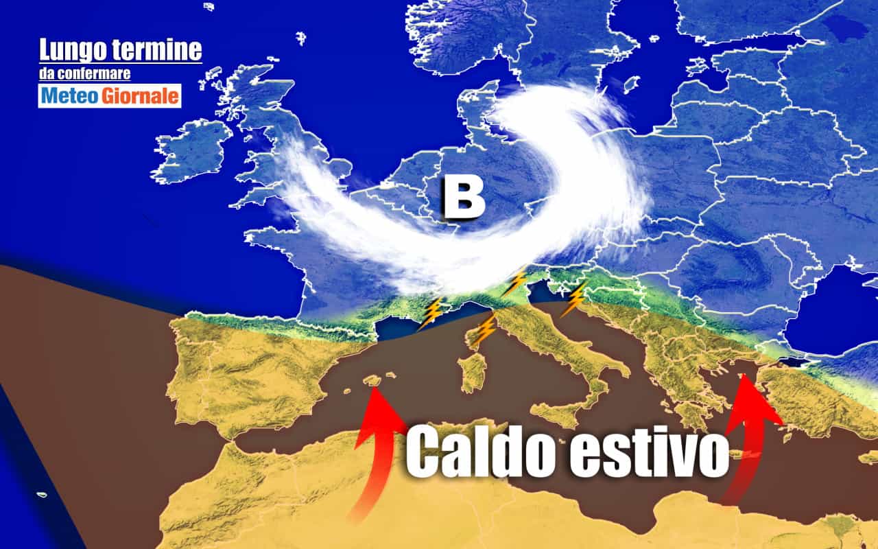 Meteo Italia al 3 Giugno e la crisi d'inizio Estate