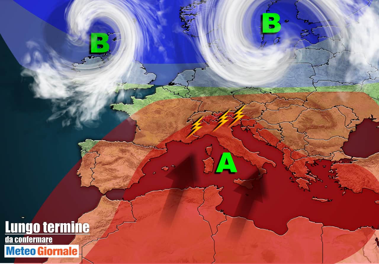 Meteo 15 giorni sino 13 Giugno: CALDO verso i locali 40 GRADI. Nord Italia, rischio temporali e grandine
