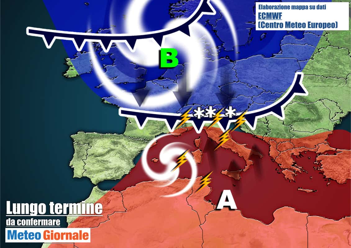 Meteo 15 giorni fino all’8 Giugno: che SCONQUASSO, Crollo di Aria Polare, NEVE su Alpi. Poi Nuove onde di CALDO