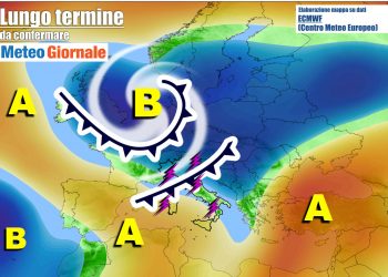 meteo lungo termine sino al 7 giugno 350x250 - Previsione grandine: eventi meteo estremi dei prossimi giorni in Italia