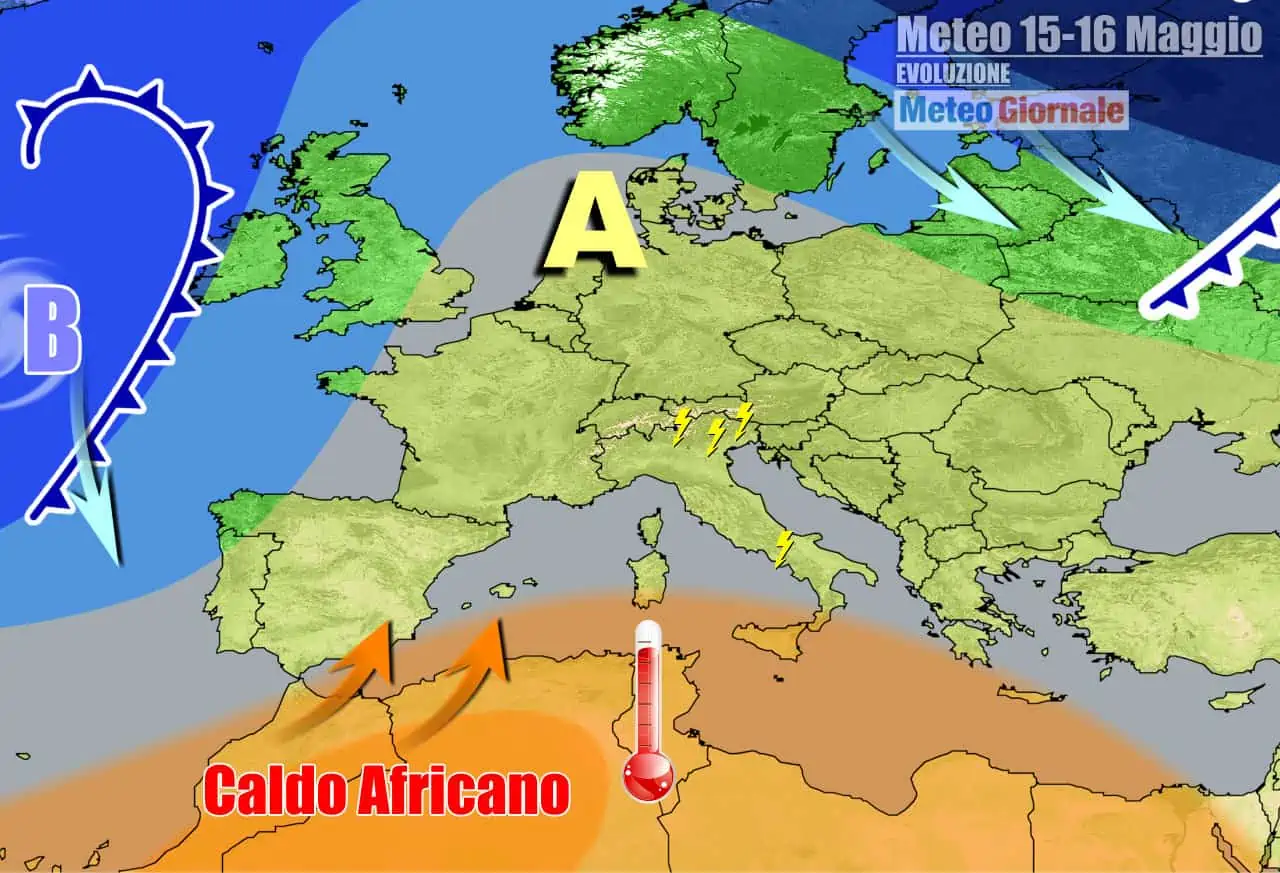 Dominio anticiclonico in rinforzo la prossima settimana
