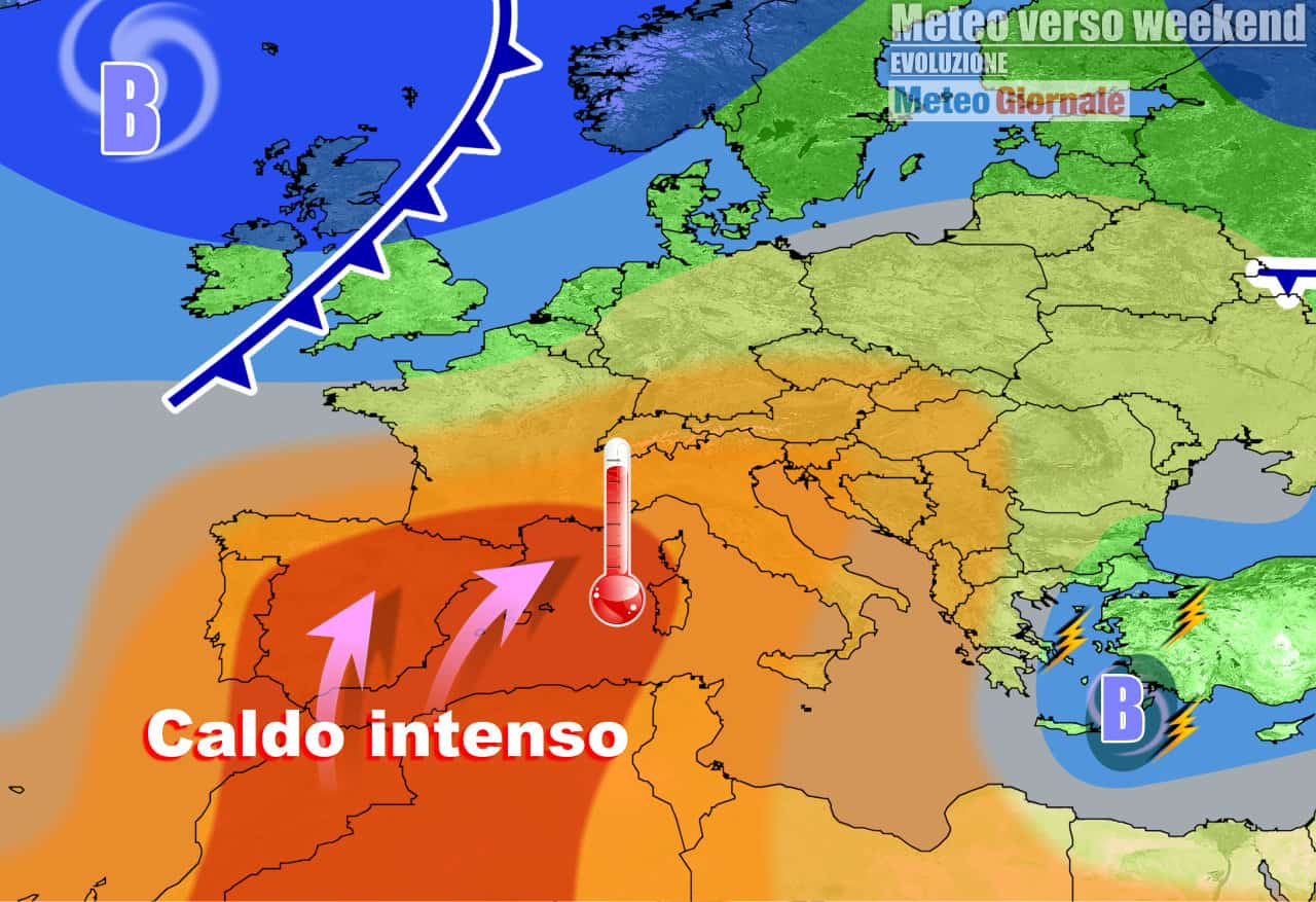 Meteo 7 Giorni: Italia nella morsa del CALDO AFRICANO, verso picchi record