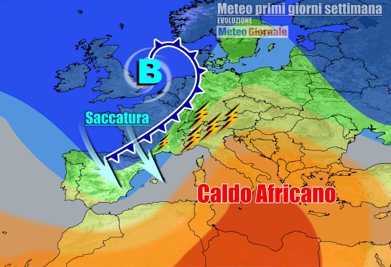 Meteo 7 Giorni: tra CALDO AFRICANO e TEMPORALI. Grandi novità in settimana