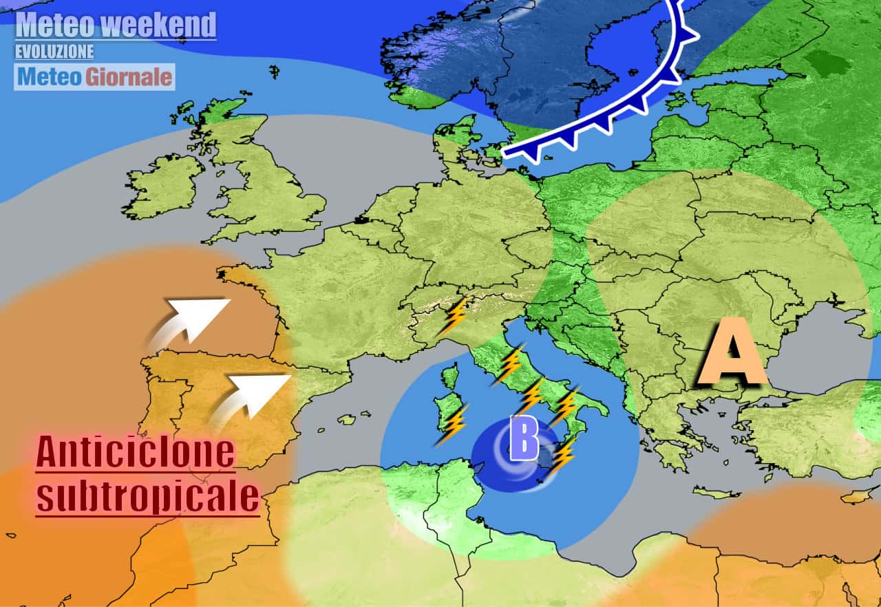 Meteo 7 Giorni: PIOGGE e TEMPORALI sull’Italia. Grosse novità dopo weekend