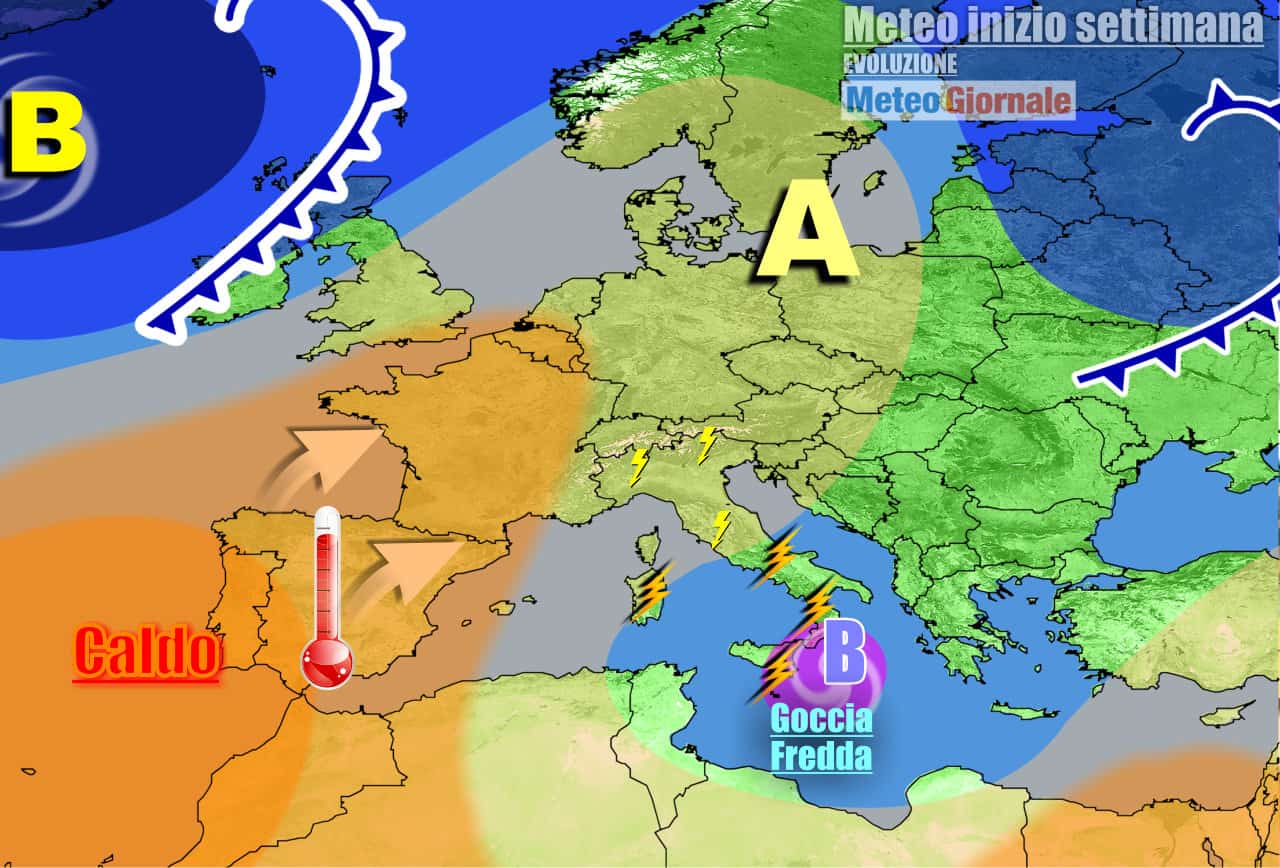 Meteo 7 Giorni: dai TEMPORALI al primo ASSAGGIO d’ESTATE. Previsioni
