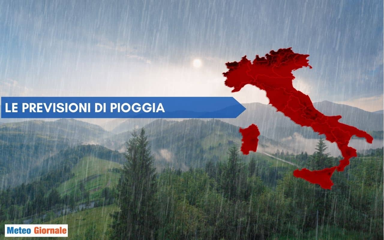 Meteo 15 giorni: ecco quanto Pioverà sull’Italia in Siccità