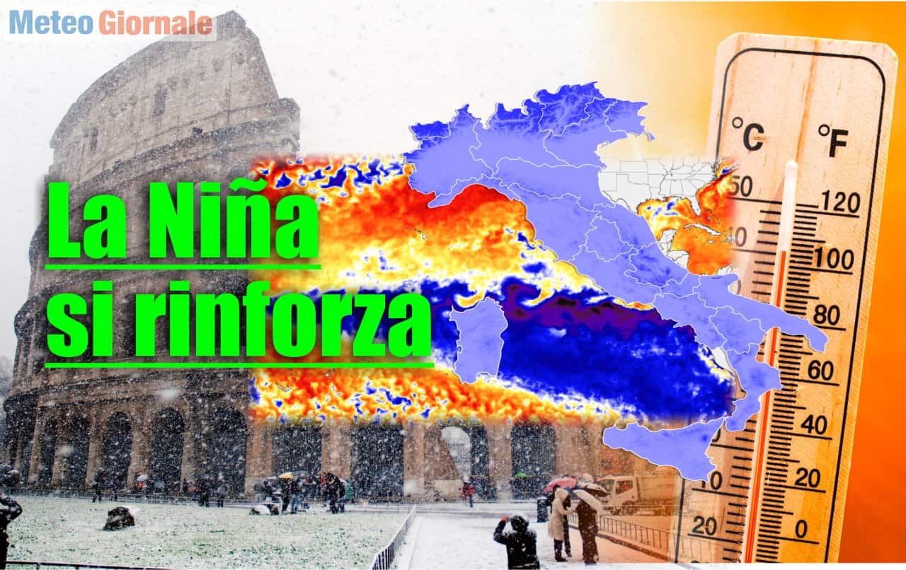 METEO: La NIÑA è causa di SICCITÀ e CALDO in Europa. Influenzerà l'INVERNO