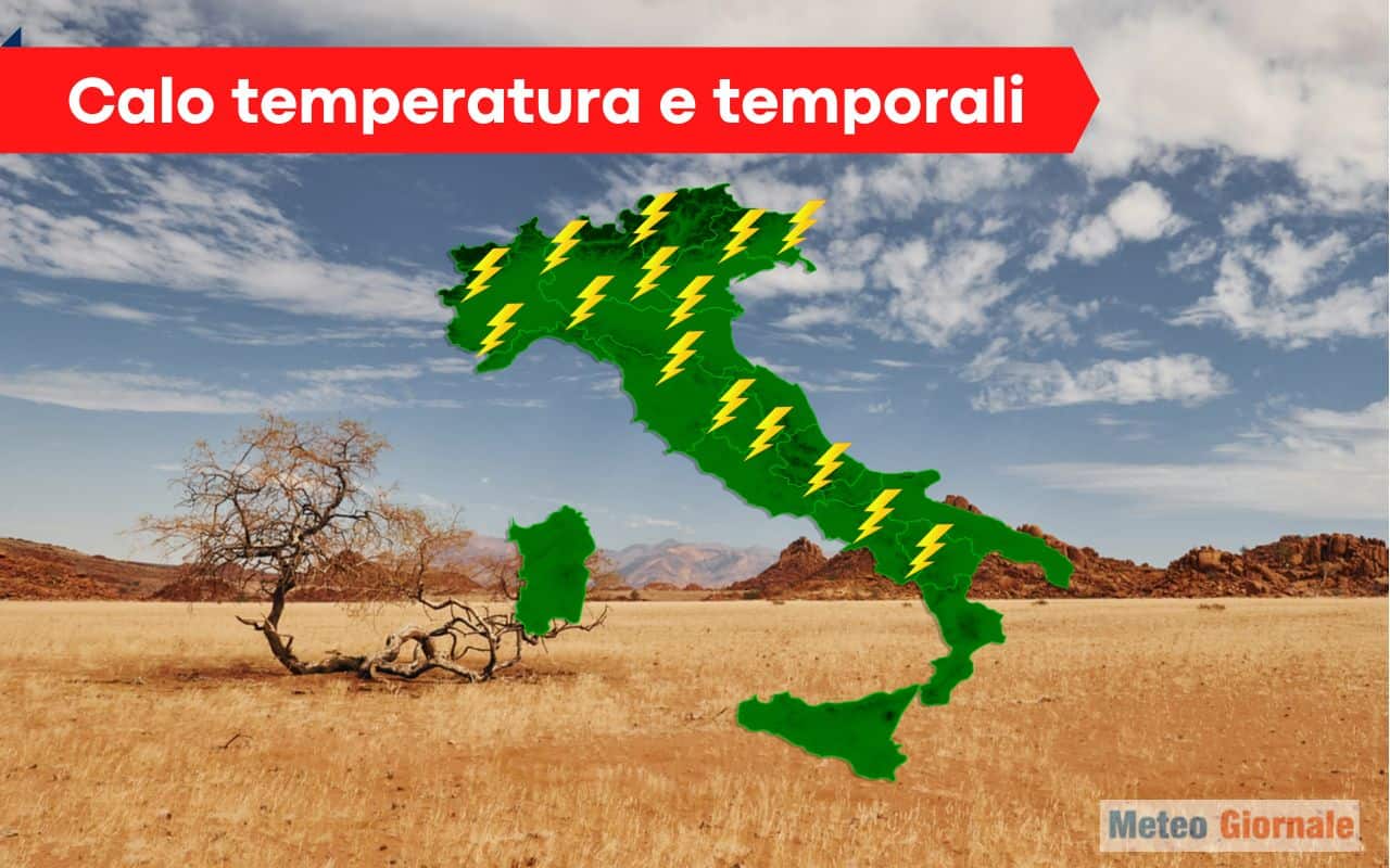 Meteo tra Giugno e Luglio lo Stop del Caldo, ed il rischio Burrasca estiva