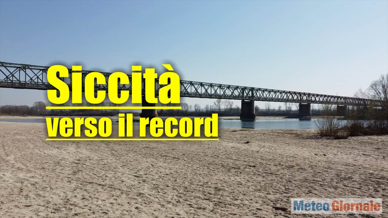 Meteo LA NIÑA e la SICCITA, in secca il PO al Nord Italia. Ma potrebbe durare anche 11 mesi