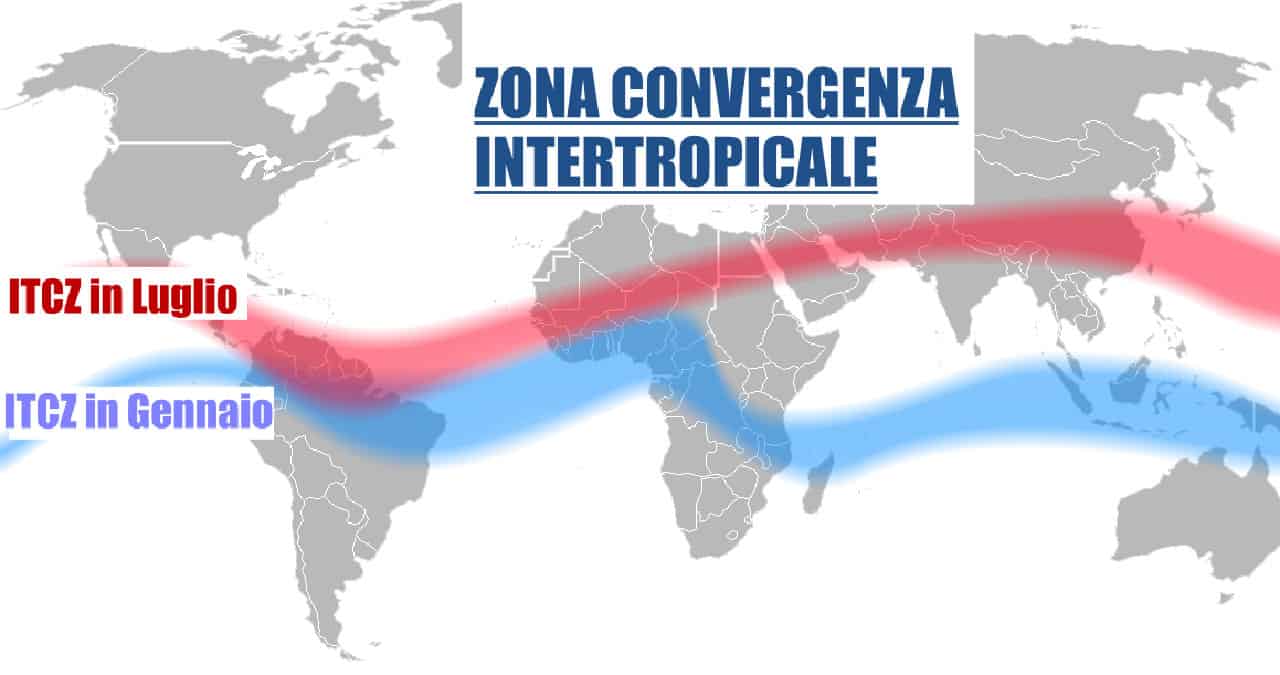 Meteo d’Estate e ITCZ e le potenti ondate di caldo estremo
