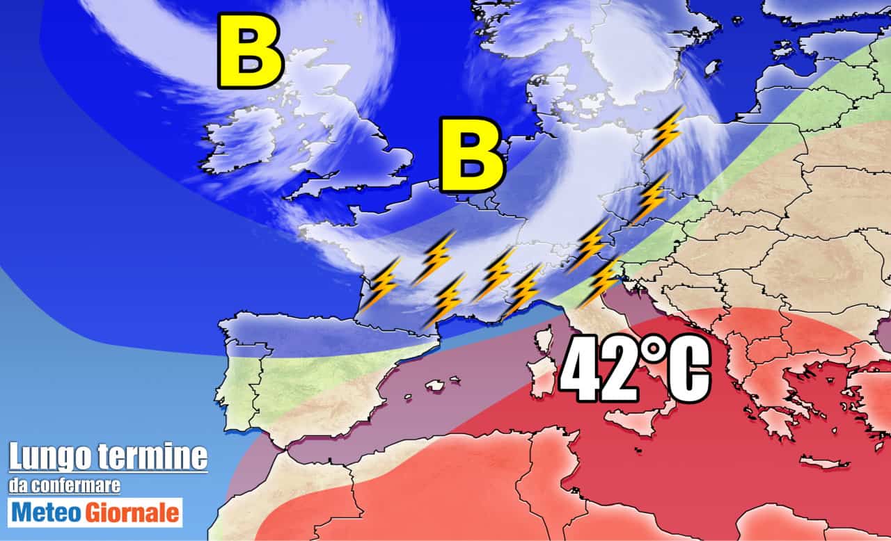 Sino al 17 Giugno, meteo 15 giorni: CALDO sino a 41 gradi. Ma tornano i Temporali e la Grandine