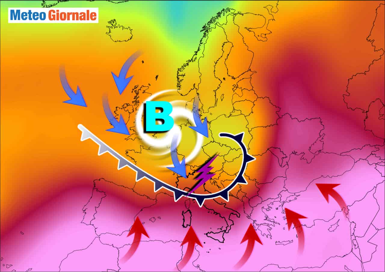 Meteo: altri temporali al Nord Italia. Luglio, nuova onda di Caldo Record. Poi Calo Temperatura