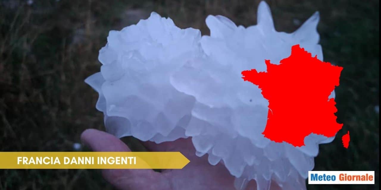 Meteo Francia, vittime. Feriti. Blackout, danni per il maltempo. Grandine devasta centinaia di località