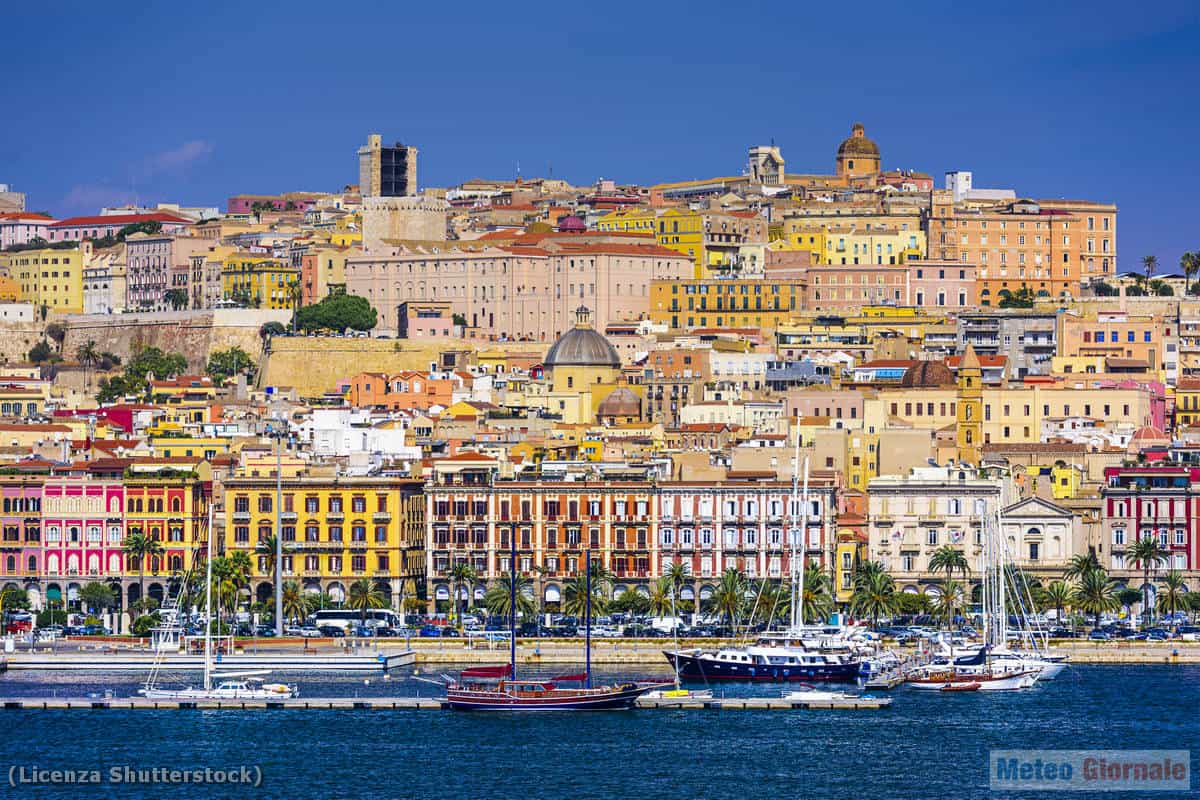 Meteo CAGLIARI: caldo molto afoso