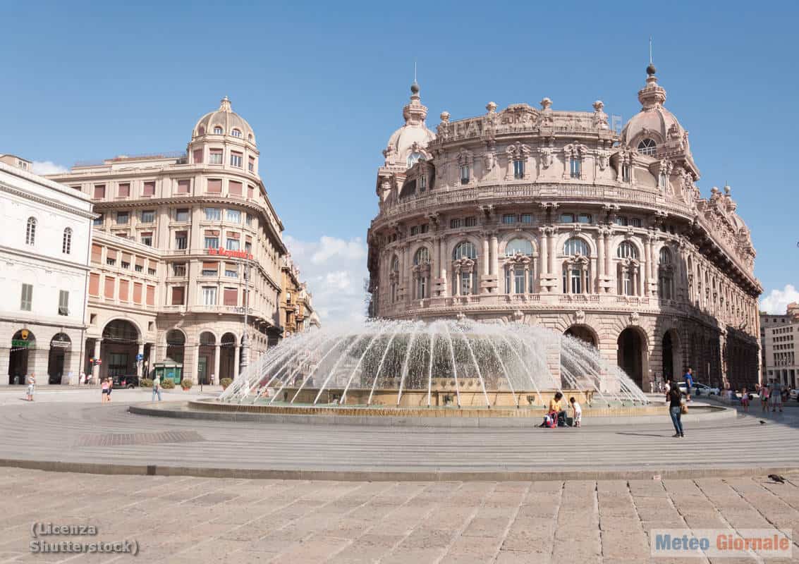 Meteo GENOVA: caldo intenso, tendenza a qualche temporale