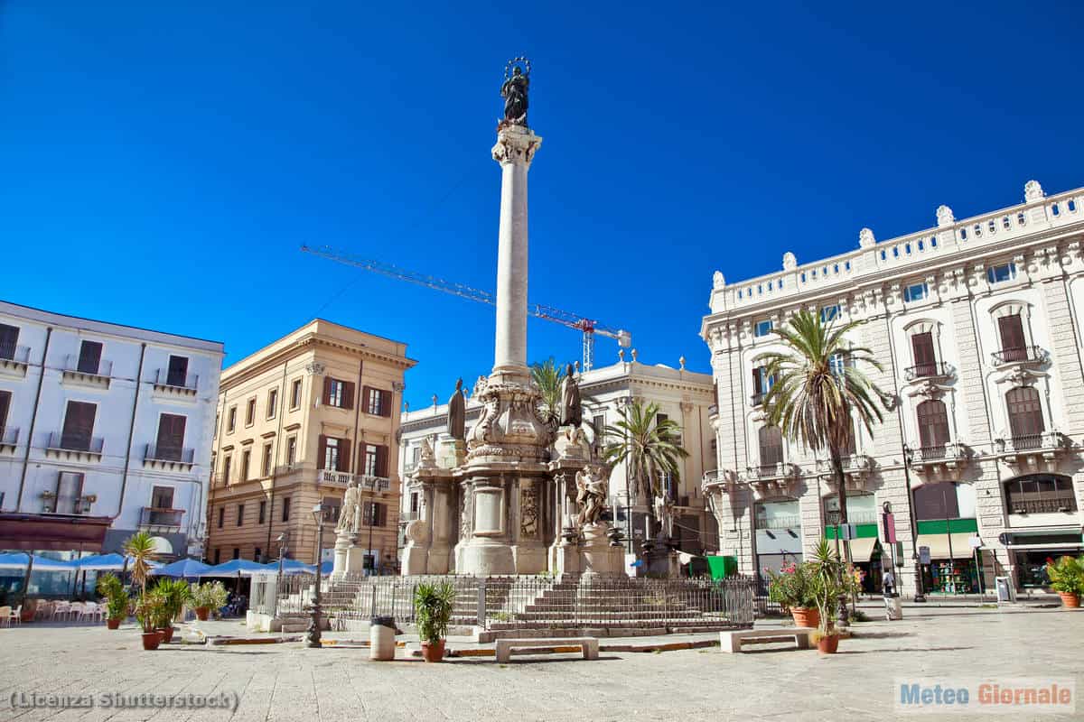 Meteo PALERMO: forte ondata di calore