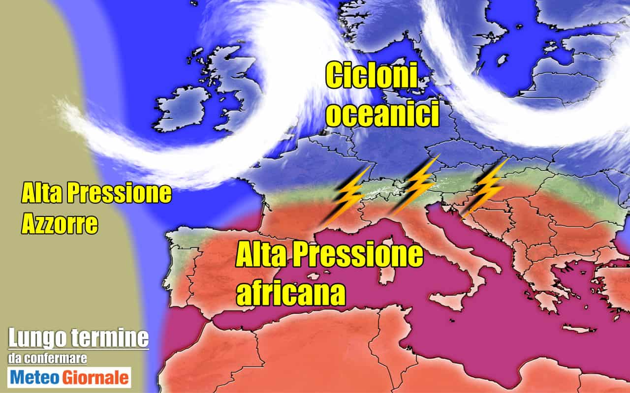 Meteo 15 giorni al 29 Giugno: SUPER CANICOLA. Prime ipotesi di uno STOP