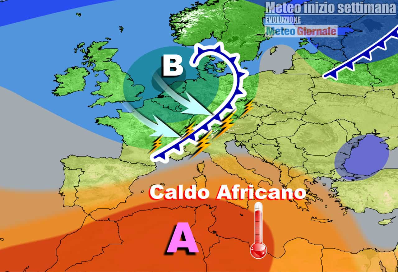 Meteo 7 giorni: caldo al top, ma prossima settimana temporali e refrigerio