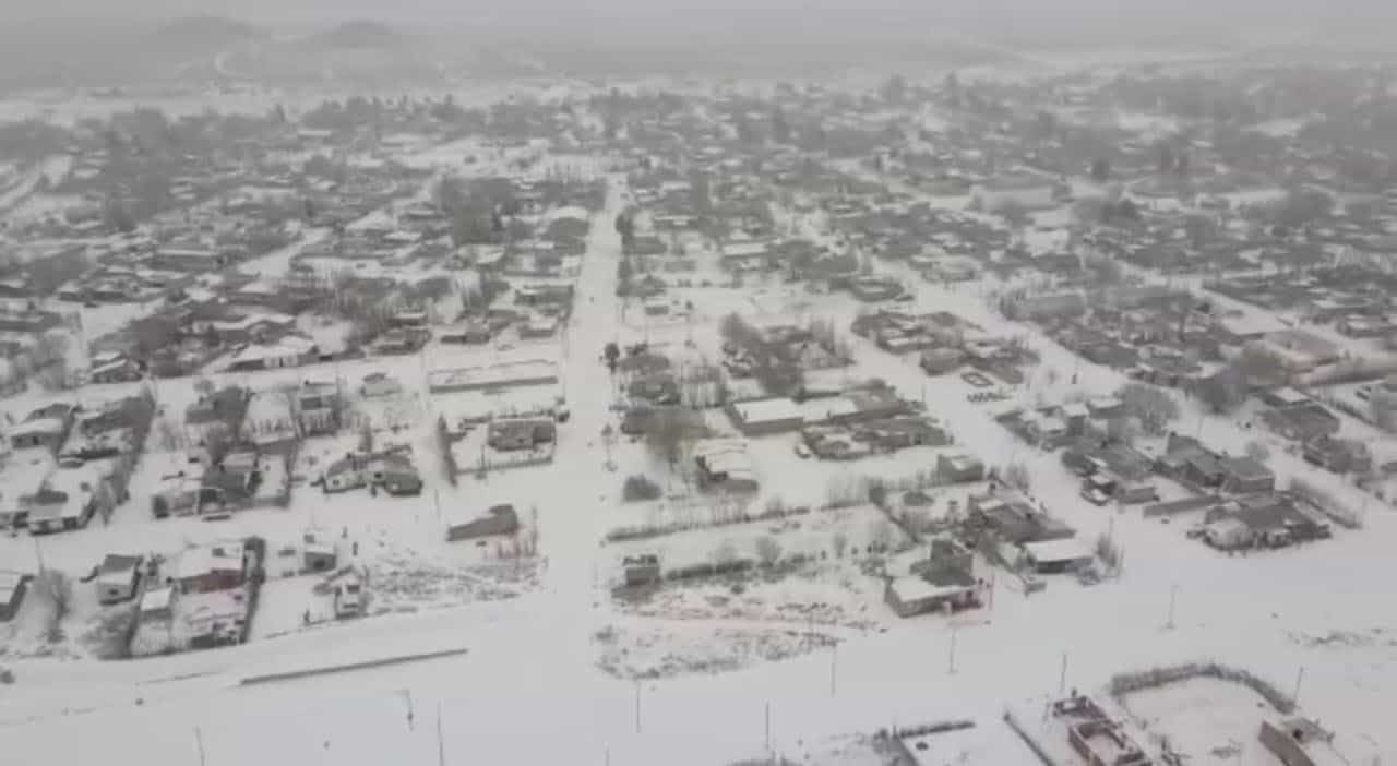Tempeste di neve in Argentina per effetto del riscaldamento globale. Video meteo