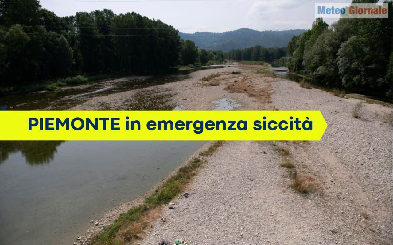 Emergenza siccità Piemonte. Cosa succede e le cause