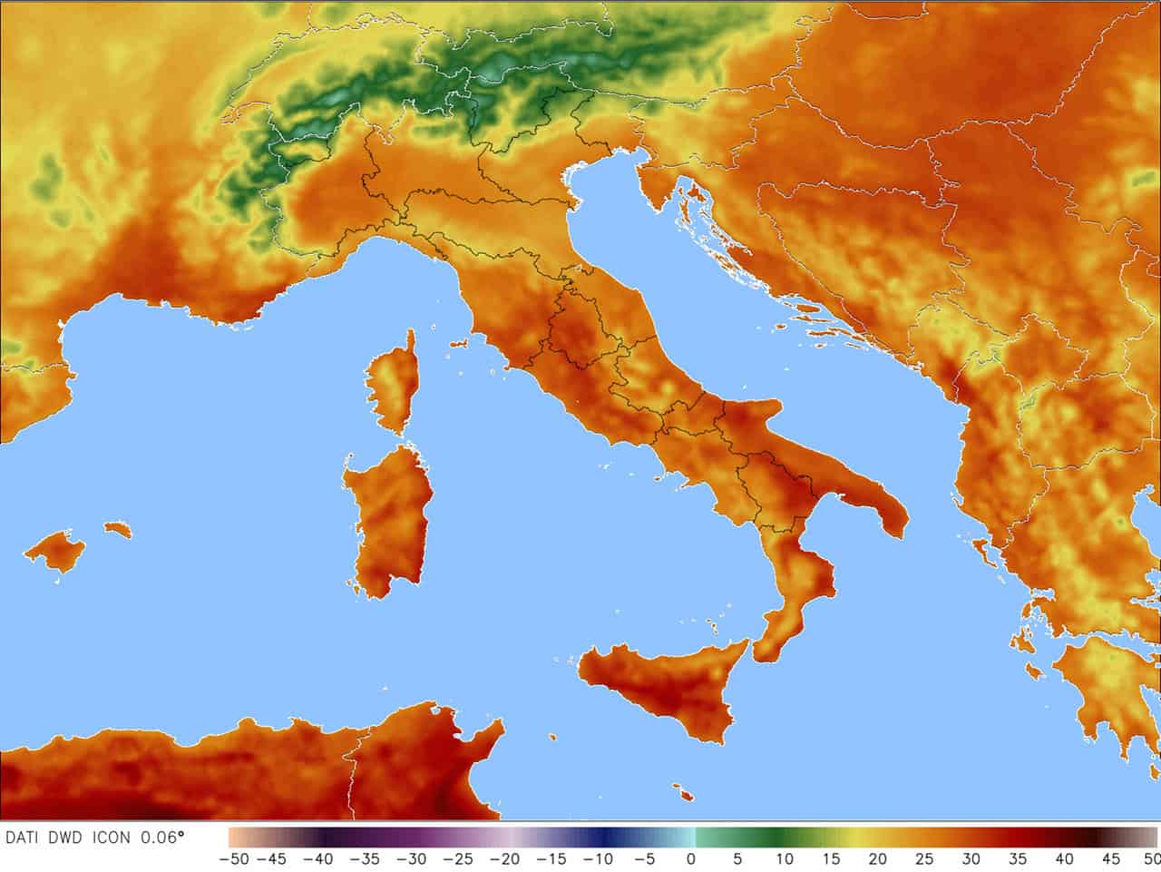 Meteo Italia, ieri 6 Giugno ancora picchi di 40 gradi