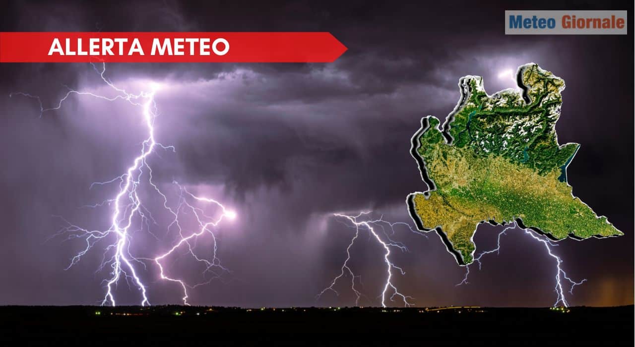 Allerta meteo Protezione Civile della Lombardia