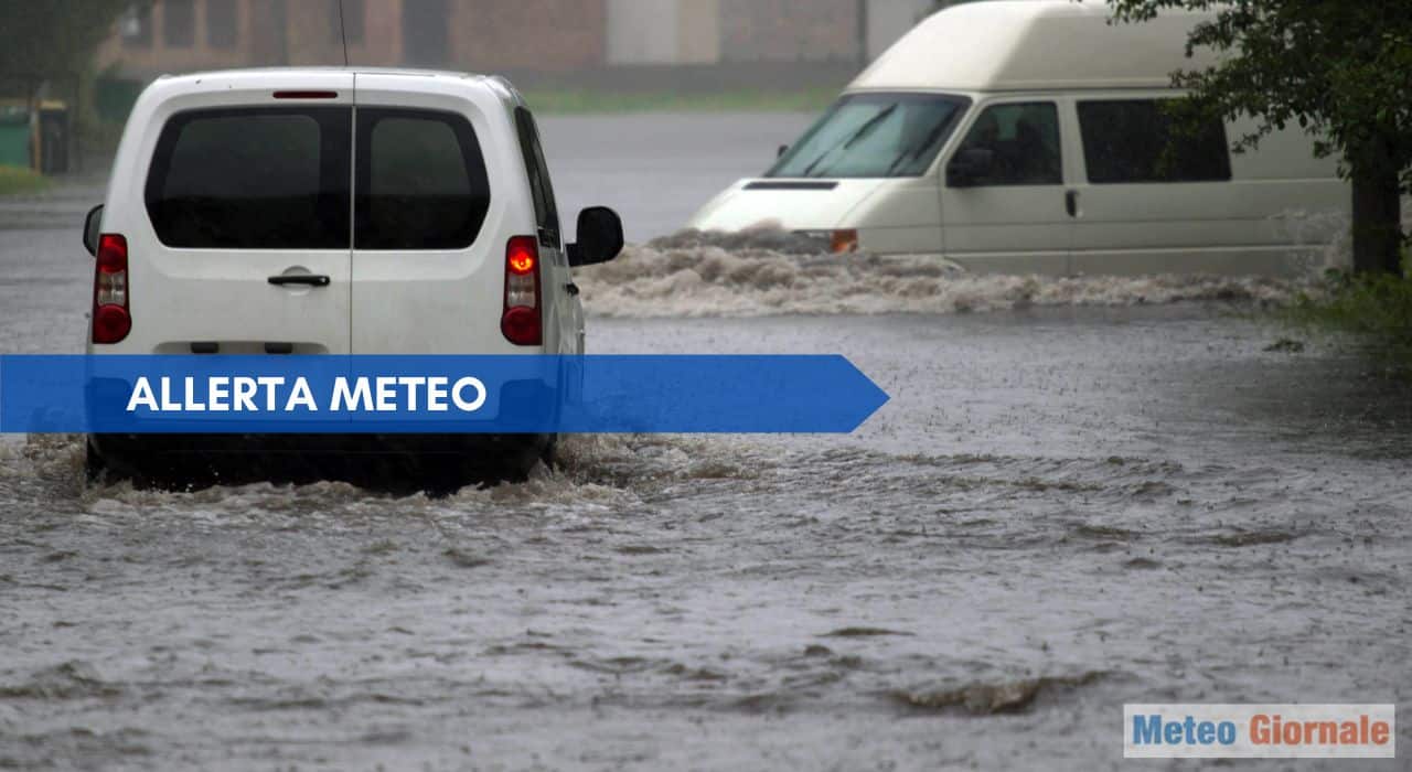 Allerta meteo Protezione Civile per il 6 luglio