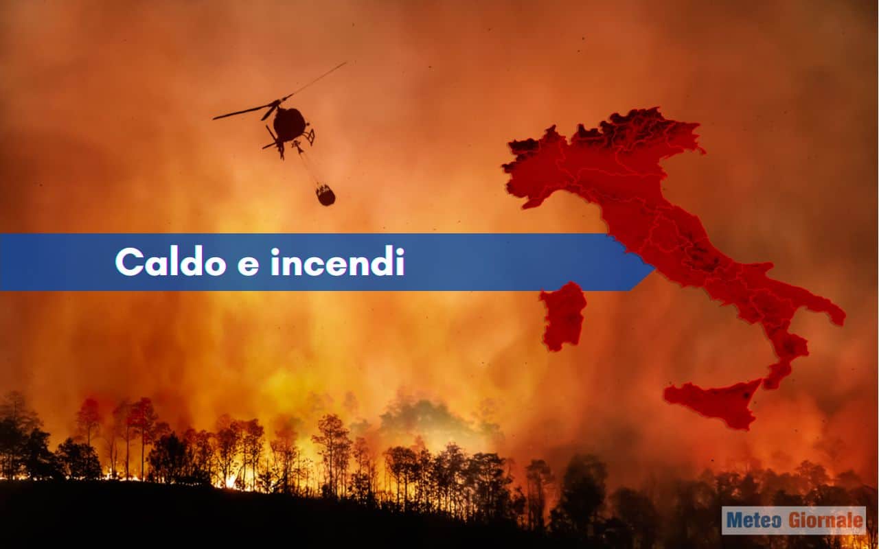 Meteo Italia, tra caldo e disastrosi incendi. E sarà molto peggio. La speranza della pioggia