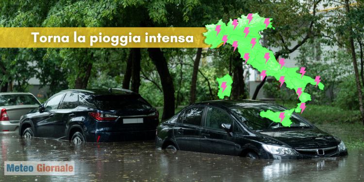 Stop siccità finalmente, meteo Italia, torna la pioggia abbondante