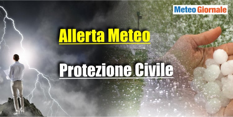 Allerta Meteo Protezione Civile: nuova ondata di forti temporali in arrivo