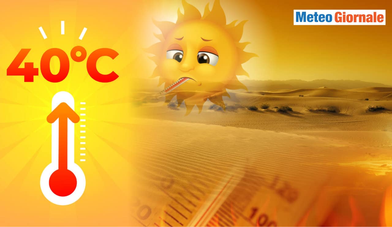 Meteo: caldo africano pronto a esplodere. Temperature roventi, verso record in Italia