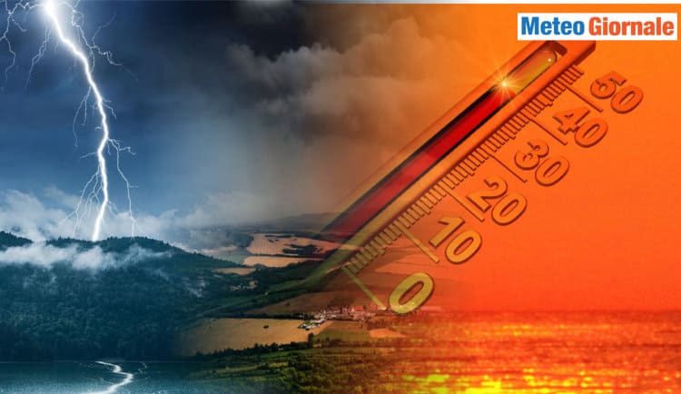 Meteo weekend: strapotere Anticiclone Africano insidiato da forti temporali