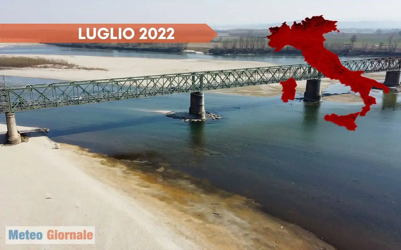 meteo aeronautica - Niente da fare, anche Luglio 2022 avrà acute anomalie. Il parere del Meteo dell’Aeronautica Militare