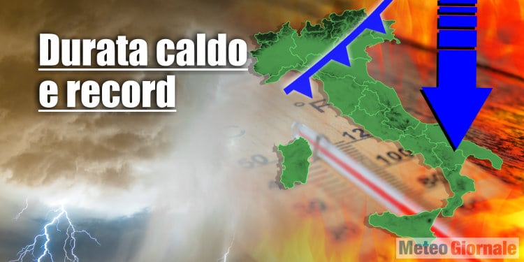 Meteo con nuova ondata di caldo. I record. Quando rinfrescherà, prima ipotesi. Mappe