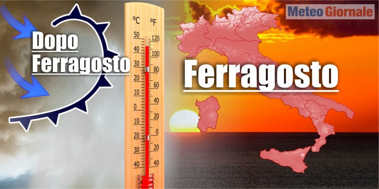 Ferragosto temporali in varie regioni italiane. Ombrellone oppure ombrello