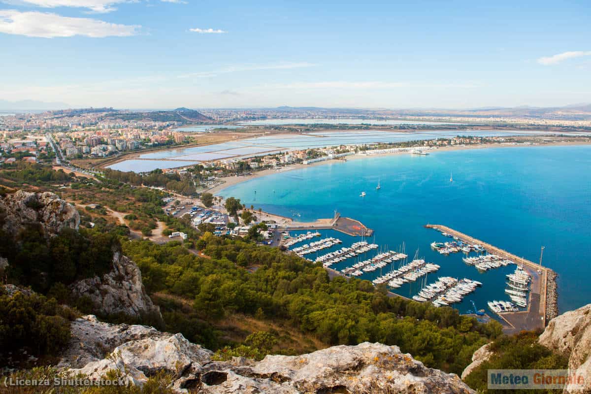 Meteo CAGLIARI: caldo che diventa afoso
