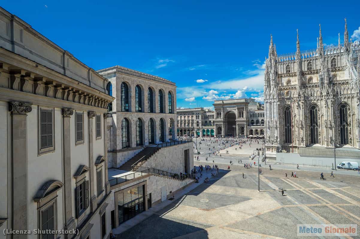 Meteo MILANO: caldo afoso è poderoso, anomalo. Qualche cambiamento