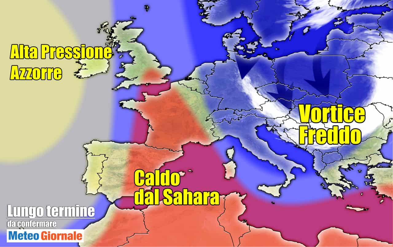 Meteo sino al 19 Luglio: Stop Caldo africano e Temporali. Poi nuova ondata di calore