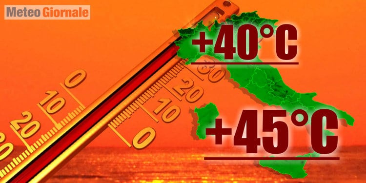 Meteo lungo termine, temporali, ma anche due settimane con caldo oltre i 40 gradi