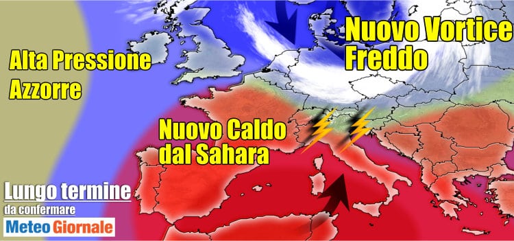 Meteo Italia sino al 22 Luglio: refrigerio e temporali, poi anomalie climatiche maggiori