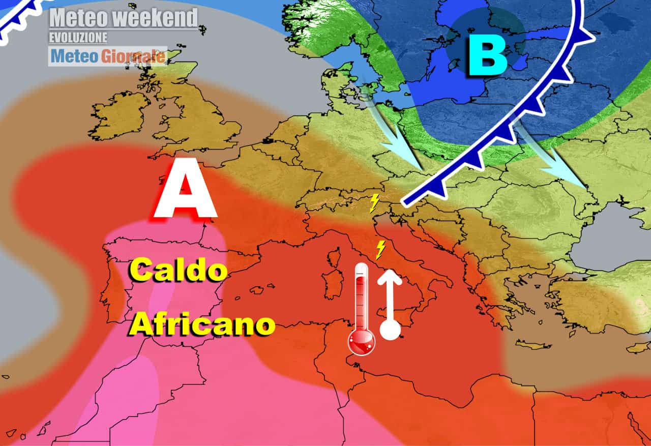 Meteo Italia: inizia il grande caldo. Weekend rovente, ma il picco sarà dopo