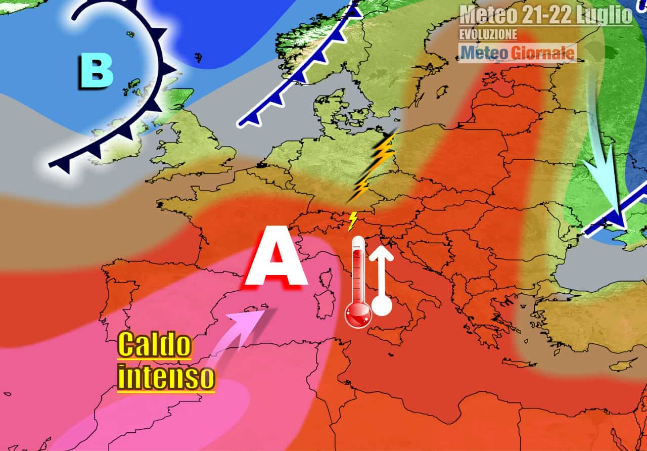 Meteo 7 Giorni: sempre più caldo, verso un weekend di fuoco su tutta Italia