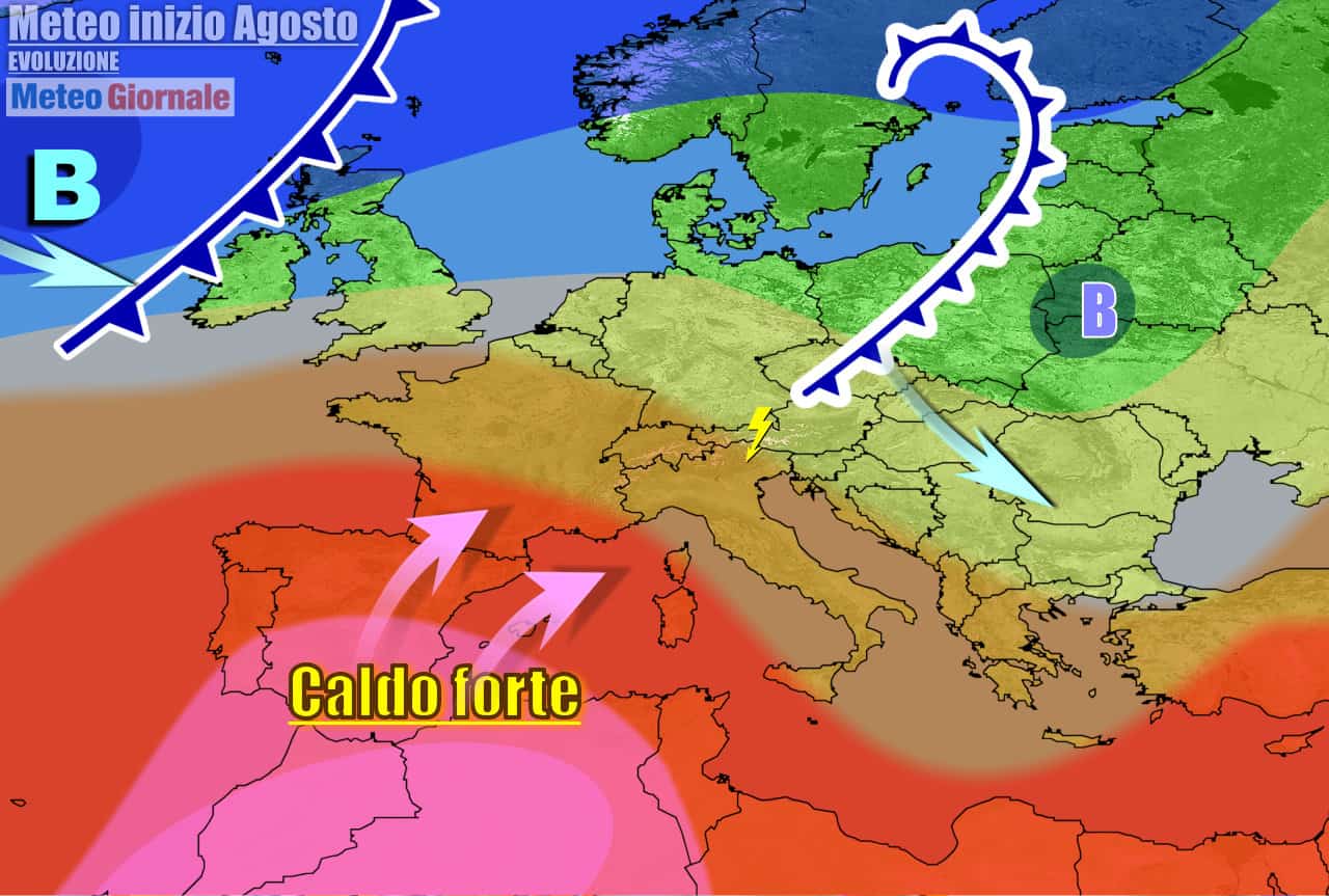Meteo Italia: da inizio Agosto torna caldo intenso, vediamo quanto durerà