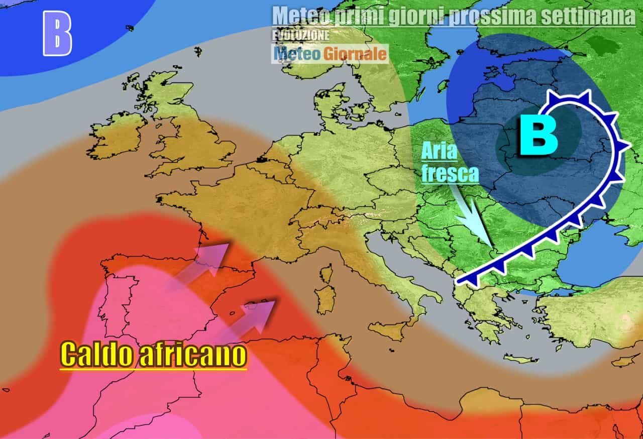 Meteo Italia: ritorna il caldo africano dal 13 Luglio, sarà eccezionale