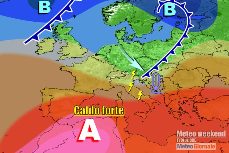 Meteo Italia: altri temporali e meno caldo, ma ad Agosto torna l’Africa