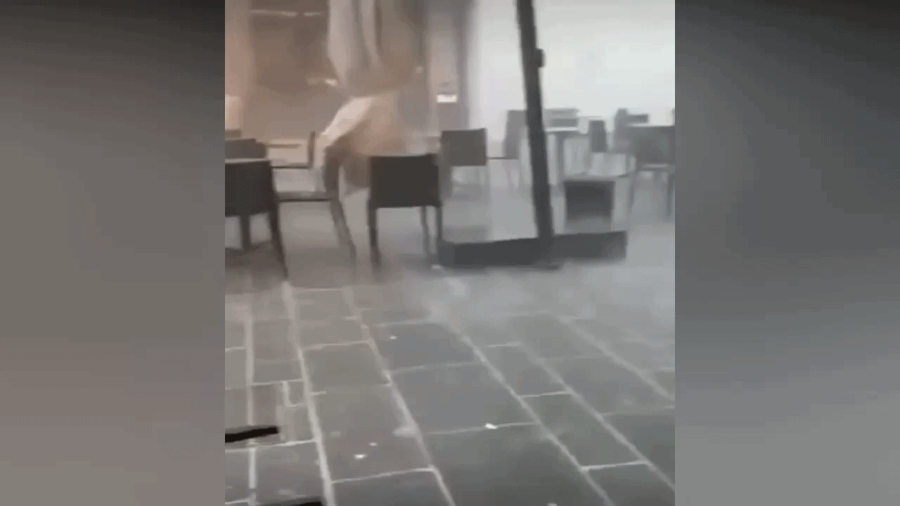 Tempesta vento di grandine a Bari. Video meteo