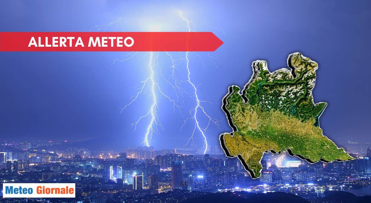 Allerta meteo Protezione Civile della Lombardia